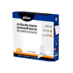 Cinta Velcro Cremallera Textil Autoadhesiva 25mmx25M