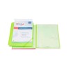 Carpeta 20 Fundas Personalizable Espiral y Gomas Verde