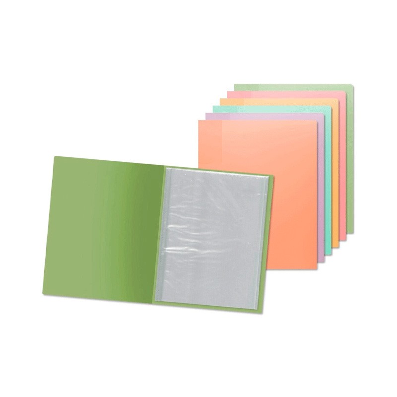 Carpeta 20 Fundas Pastel