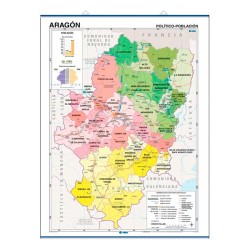 Mapa Aragon Fisico Politico