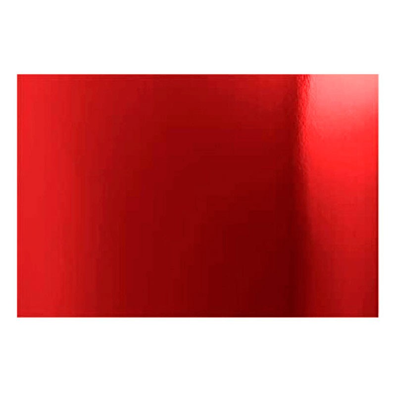 Cartulina A2 Rojo Metalizado