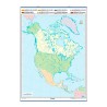 Mapa Mudo Fisico Politico America del Norte