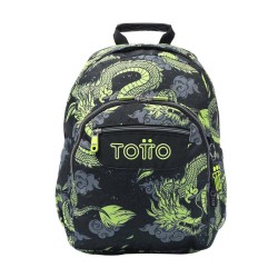 Mochila Escolar Totto Gommas Dragon Chino