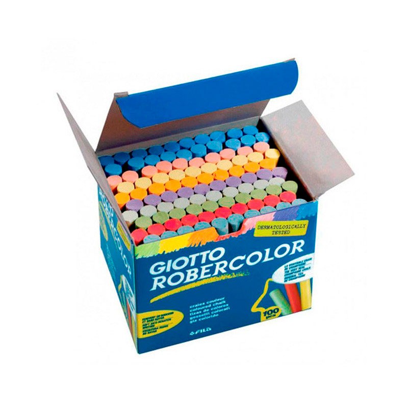 Tizas de Colores Robercolor Surtidos 100Uds