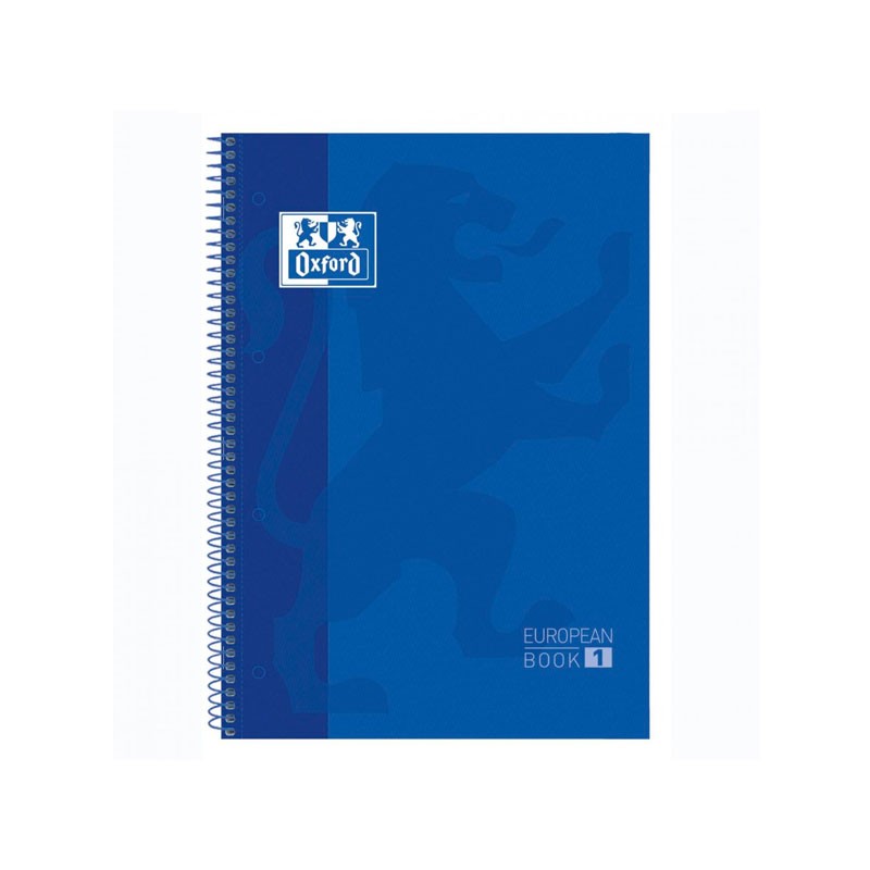 Cuaderno a4 Oxford Touch Microperforado 5mm Azul 80Hojas