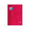 Cuaderno a4 Oxford Touch Microperforado 5mm Rojo 80Hojas