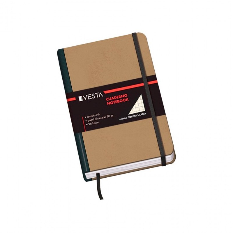Cuaderno A6 Vesta Nature Cuadricula