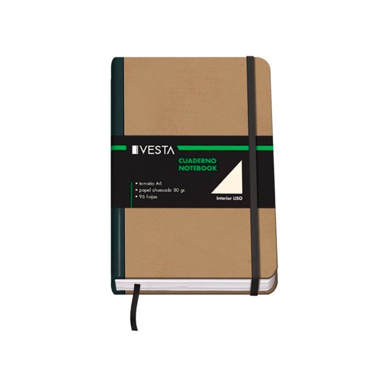 Cuaderno A6 Vesta Nature Lisa