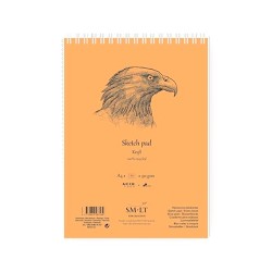 Cuaderno de Bocetos a5 Reciclado 90 grs 60 Hojas
