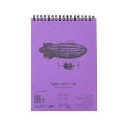 Cuaderno de Bocetos a5 Papel Ingres 130 grs 35 Hojas