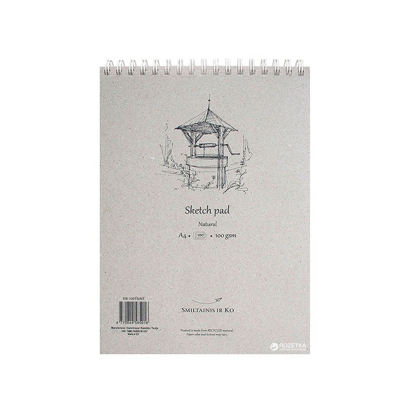 Cuaderno de Bocetos a4 100 Hojas 100 grs 100 Tamaño