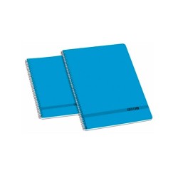 Cuaderno Folio Espiral Enri Cuadriculado 4x4 80 Grs 100 Hojas