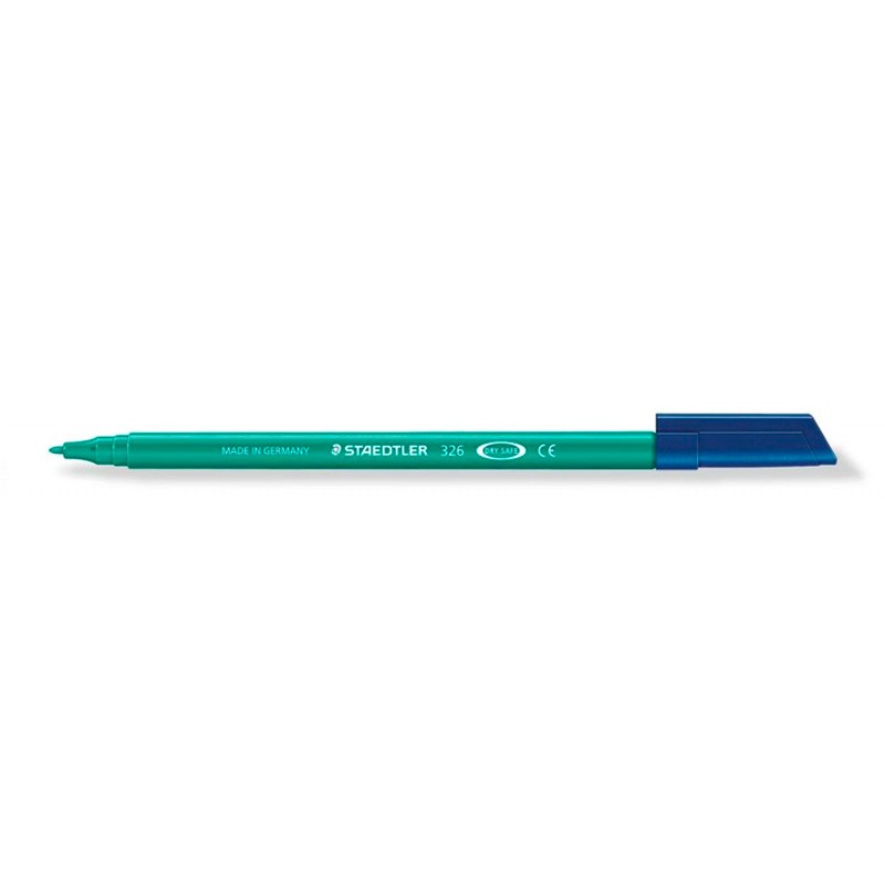 Rotulador Staedtler 326 Punta Fibra Verde