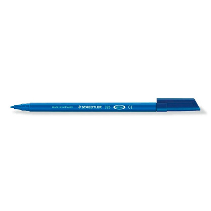 Rotulador Staedtler 326 Punta Fibra Azul