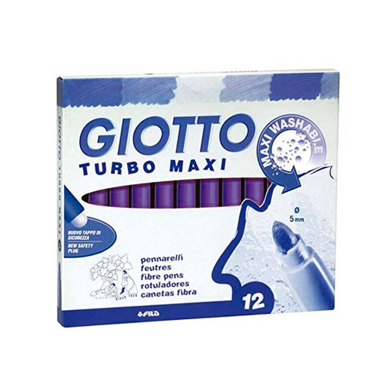 Rotulador Giotto Turbo Color Violeta 12 Uds