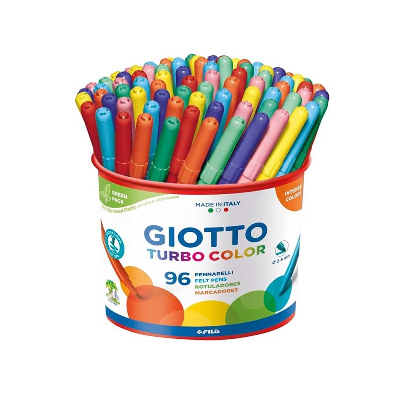 Schoolpack Rotuladores Giotto Turbo 96 Uds