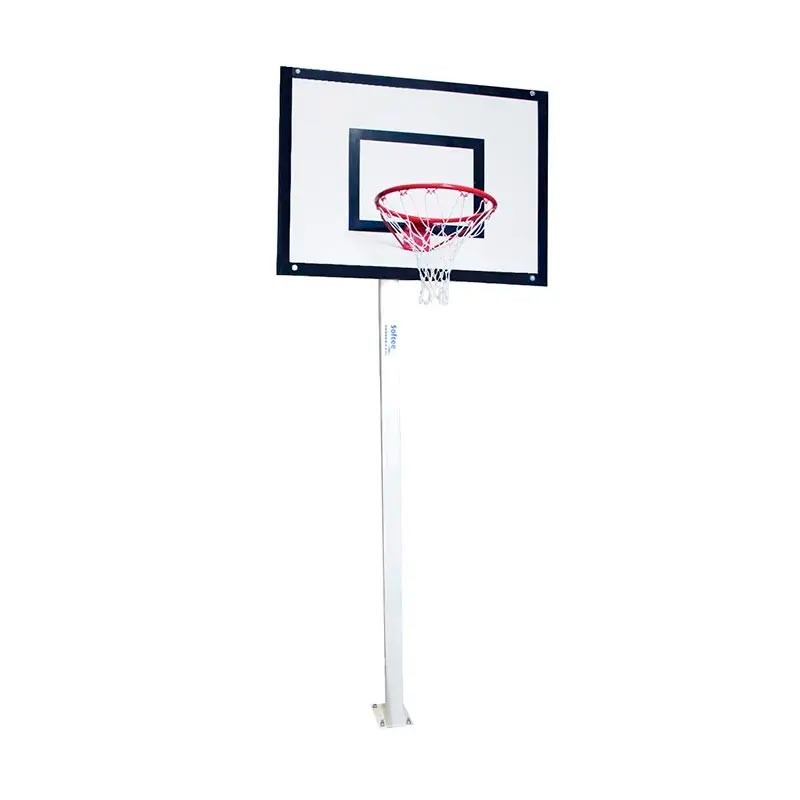 Canastas Minibasket Deluxe Monotubo Tubo 100 Fijas Anclaje sin tableto ni aro