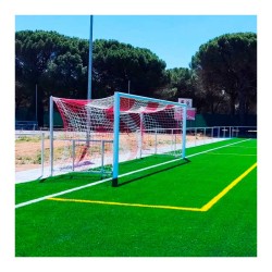 Portería Fútbol 7 de Aluminio 120x100 Abatible con Arquillos Galvanizados en Caliente