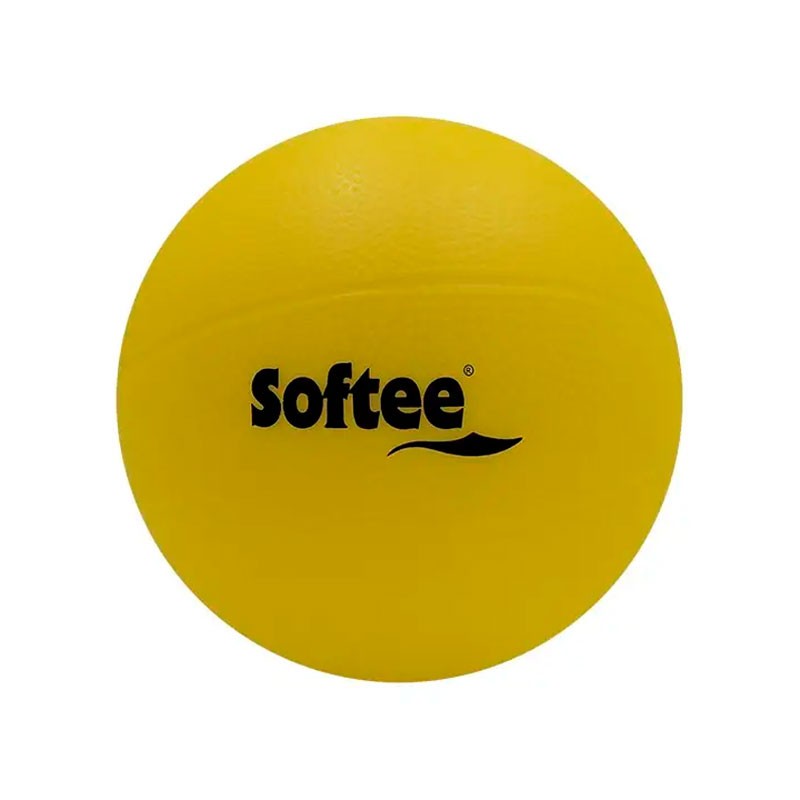 Pelota polivalente rugosa soft amarillo fluor 220 mm