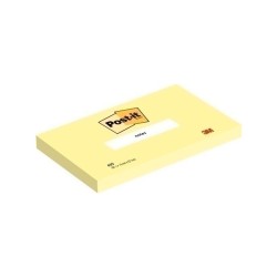 Post-It Notas Adhesivas 76x127mm 100 Hojas Notas Adhesivas Tamaño 76x127 mm Notas Adhesivas Color Amarillo Notas Adhesivas Forma  Rectángulo  Notas Adhesivas Cantidad 100 Hojas
