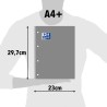 Hojas de Recambio A4 Aqua 5x5 90 Grs