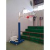 Canastas Minibasket Deluxe Monotubo Tubo 100 Trasladable 2 Ruedas Carro sin tableto ni aro