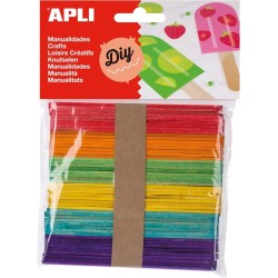 Palos de Polo Apli Colores Surtidos 50Uds