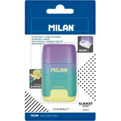 Sacapuntas con Goma Afilaborra Milan Compact Sunset