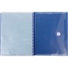 Carpeta Espiral Maxiplas Azul Fundas