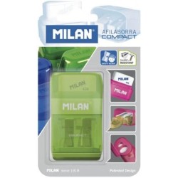 Sacapuntas con Goma Afilaborra Milan Compact 430