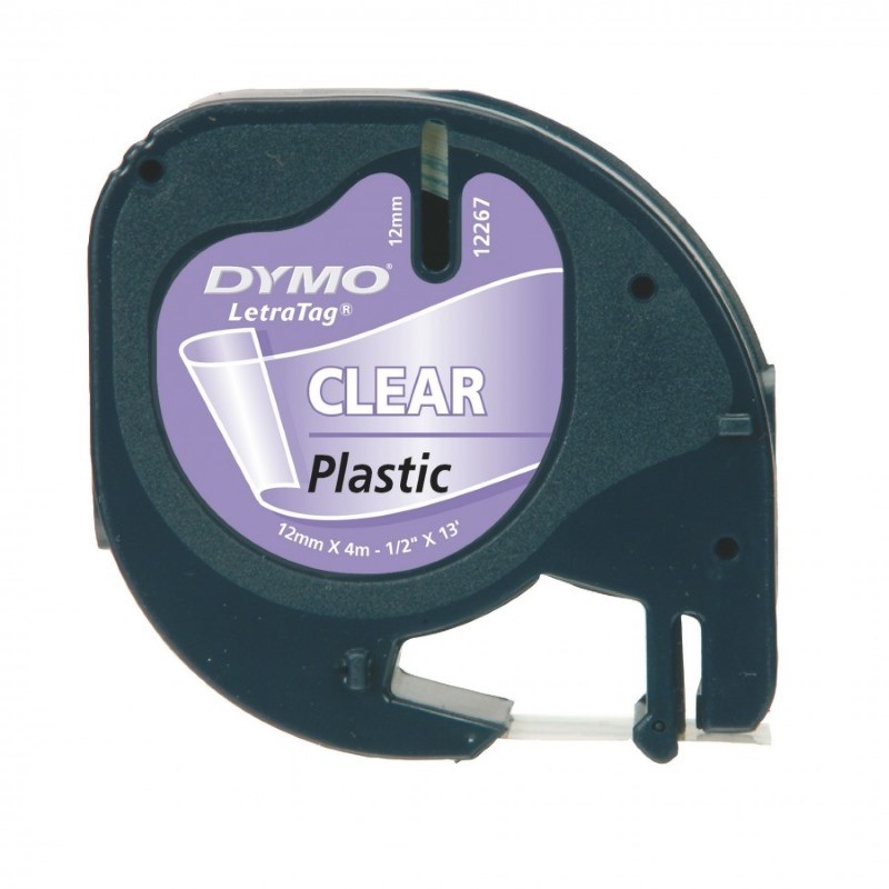 Cinta para Rotular Dymo D1 Durable Transparente 12mmx4M