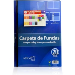 Carpeta Fundas Personalizable a4 Carpeta personalizable 20 Fundas