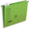 Carpeta Colgante Folio Elba Cajon visor Corto Lomo V Verde