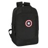 Mochila Portatil 15,6"+Tablet+Usb Capitan America Teen