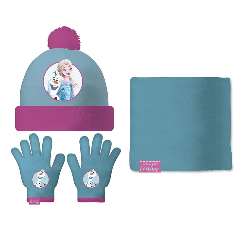 Set Gorro/Buff/Guantes Infantil 48/51 Frozen Ii "Memories"