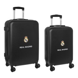 Set 2 Trolleys Cabina 20"+ Mediano 24" Real Madrid 2ª Equipacion 23/24