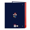 Carpeta Folio 4 Anillas Mixtas Super Mario "World"