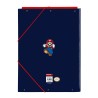 Carpeta Folio 3 Solapas Super Mario "World"