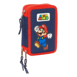 Plumier Triple 36 Pcs Super Mario "World"