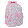 Mochila Doble Adaptable Carro Reciclado Moos "Flores"