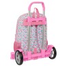 Mochila 758+Carro Evolution Reciclado Moos "Flores"