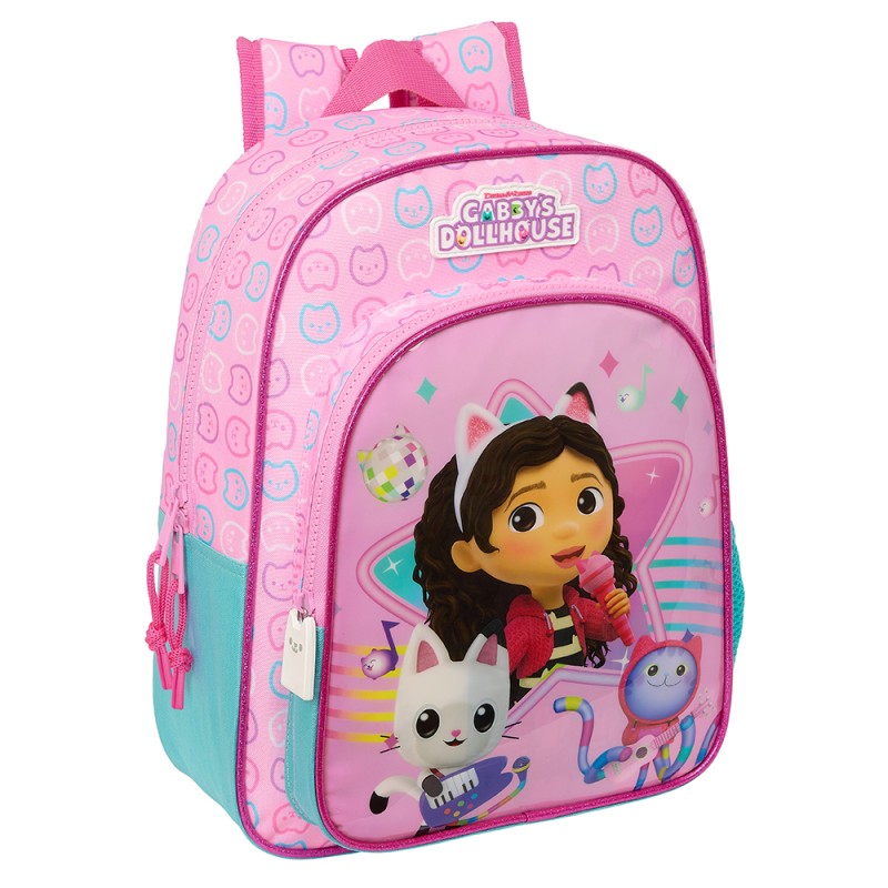 Mochila Junior Adaptable Carro Gabby'S Dollhouse "Party"