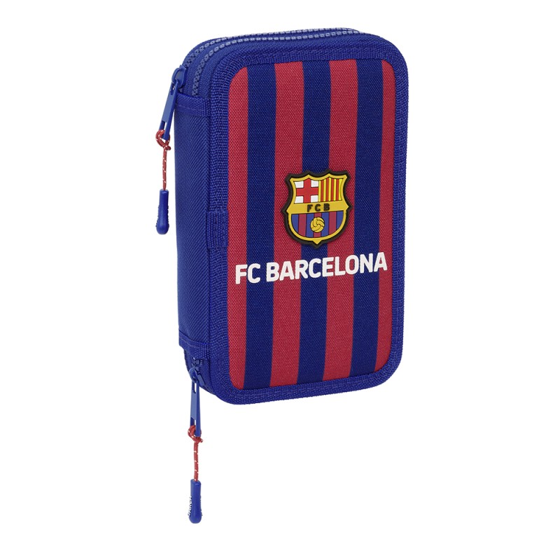 Plumier Doble Pequeño  28 Pcs F.C.Barcelona