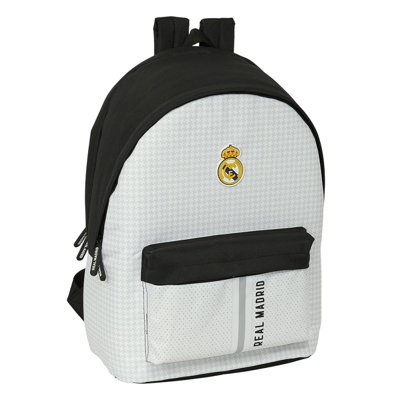 Mochila Doble Para Portatil 15,6"+Usb Real Madrid 1ª Equipación 24/25