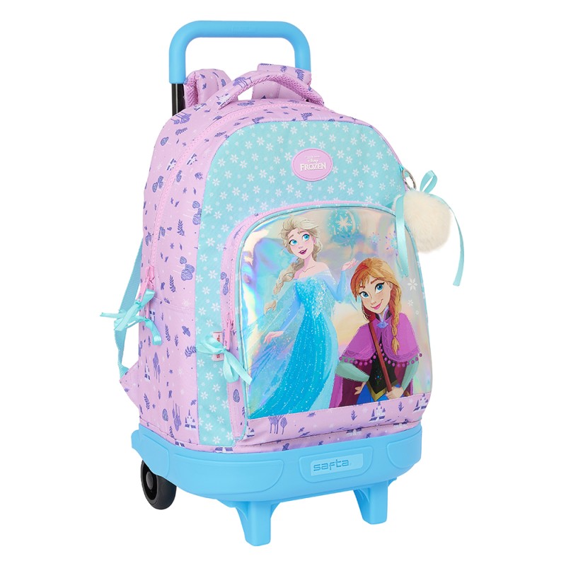 Mochila Grande  Con Ruedas  Compact Extraible Frozen "Cool Days"