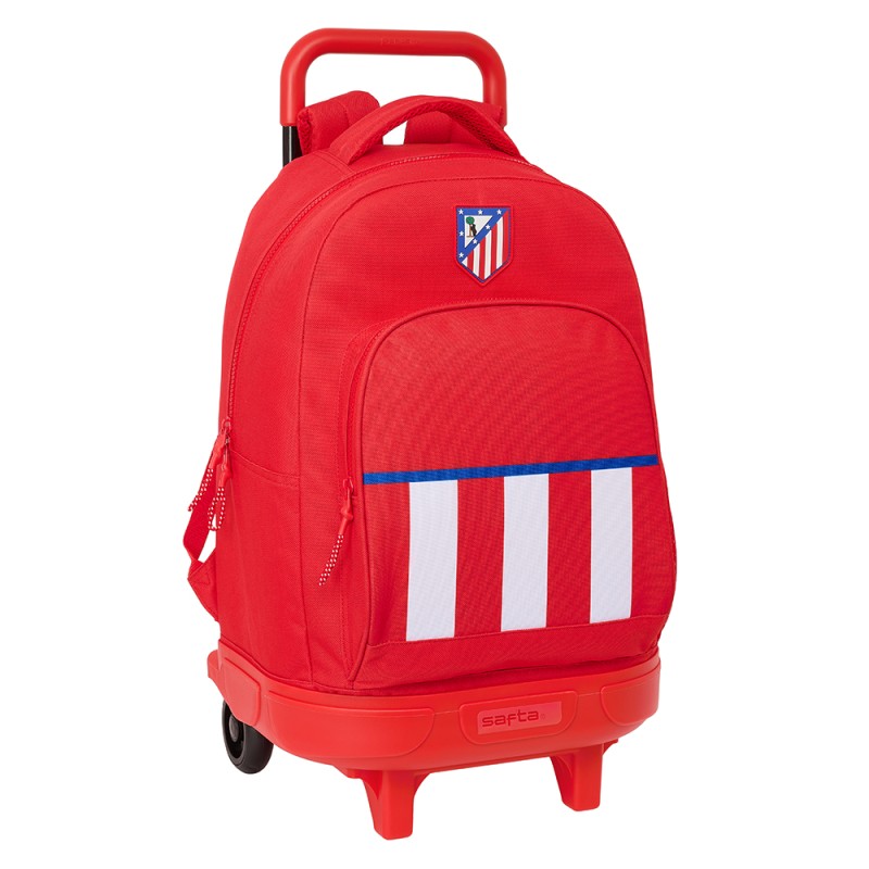 Mochila Grande  Con Ruedas  Compact Extraible Atletico De Madrid