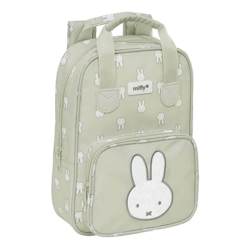 Mochila Infantil Con Asas Reciclado Y Rep Miffy "Niebla"