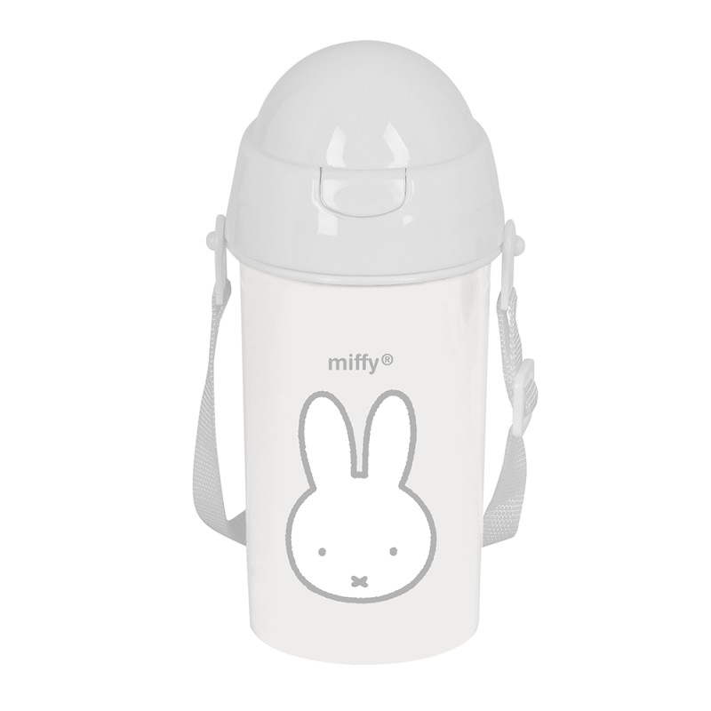 Botella 500Ml Apertura Autom. Con Pajita Miffy "Niebla"