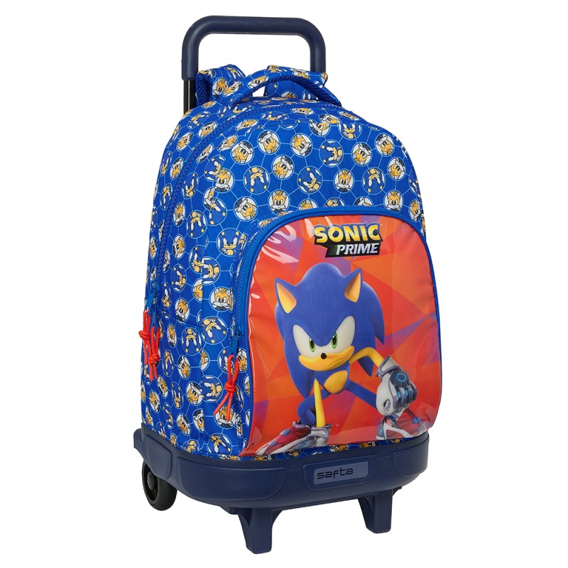 Mochila Grande  Con Ruedas  Compact Extraible Sonic "Prime"