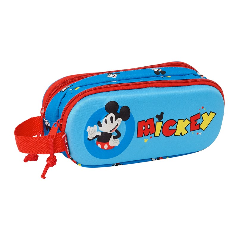 Estuche Doble 3D Mickey Mouse 3D